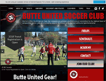 Tablet Screenshot of butteunited.com